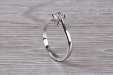 Load image into Gallery viewer, Classic Half carat Natural Certified Diamond set Platinum Solitaire