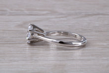 Load image into Gallery viewer, Two carat Moissanite Diamond set Platinum Solitaire