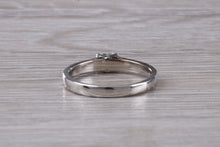 Load image into Gallery viewer, Minimalist and Petite Diamond Solitaire
