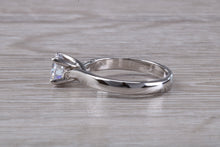 Load image into Gallery viewer, Chunky Platinum One carat Moissanite Diamond Solitaire