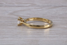 Load image into Gallery viewer, Simple and Petite Half carat Moissanite Diamond Soliatire