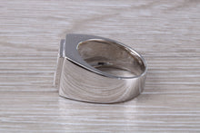 Load image into Gallery viewer, Dressy Gents Diamond set Pinky Finger Signet Ring