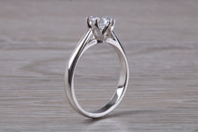 Load image into Gallery viewer, Tulip Flower Solitaire, Certified Round cut Diamond