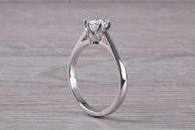 Load image into Gallery viewer, D Internally Flawless Half carat Diamond set Tulip Flower solitaire