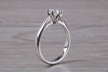 Load image into Gallery viewer, D Internally Flawless Half carat Diamond set Tulip Flower solitaire