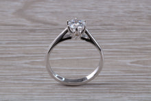 Load image into Gallery viewer, D Internally Flawless Half carat Diamond set Tulip Flower solitaire