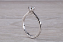 Load image into Gallery viewer, Petite and Simple Diamond set Platinum Solitaire