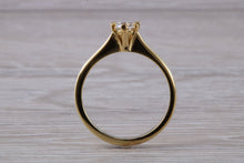 Load image into Gallery viewer, Petite six claw Diamond solitaire, Classic style with Half carat Diamond