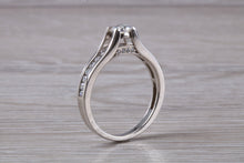 Load image into Gallery viewer, Dressy Diamond set Platinum Engagement Ring