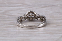 Load image into Gallery viewer, Very Dressy and Moissanite Diamond Ring