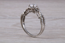 Load image into Gallery viewer, Very Dressy and Moissanite Diamond Ring