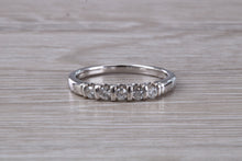 Load image into Gallery viewer, Beautiful 5 Diamond Bar set Eternity Ring