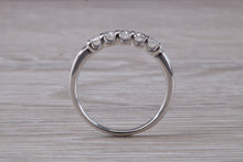 Load image into Gallery viewer, Beautiful 5 Diamond Bar set Eternity Ring