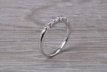 Load image into Gallery viewer, Beautiful 5 Diamond Bar set Eternity Ring