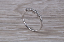 Load image into Gallery viewer, Beautiful 5 Diamond Bar set Eternity Ring