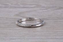 Load image into Gallery viewer, Double Edge set Diamond Eternity Ring