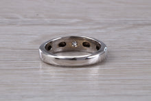 Load image into Gallery viewer, Chunky Diamond set 18ct White Gold Ring
