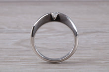 Load image into Gallery viewer, Chunky Diamond set 18ct White Gold Ring