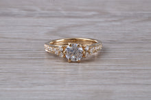 Load image into Gallery viewer, Art Deco Diamond Engagement ring, 1.00 carat Natural Certified Diamond