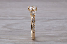 Load image into Gallery viewer, Art Deco Diamond Engagement ring, 1.00 carat Natural Certified Diamond
