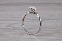 Load image into Gallery viewer, Round shape Opal set White Gold Ring