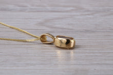 Load image into Gallery viewer, Oval cut Citrine set Yellow Gold Necklace