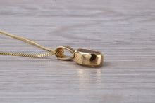 Load image into Gallery viewer, Oval cut Citrine set Yellow Gold Necklace