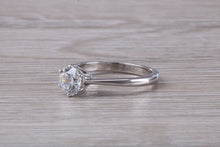 Load image into Gallery viewer, Classic six claw Diamond set Platinum Solitaire