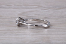 Load image into Gallery viewer, Classic six claw Diamond set Platinum Solitaire