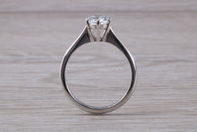 Load image into Gallery viewer, Classic six claw Diamond set Platinum Solitaire