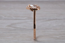 Load image into Gallery viewer, Teardrop cut Halo Diamond set 18ct Rose Gold Ring