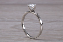 Load image into Gallery viewer, Twist Crossover Solitaire set with One carat Moissanite Diamond