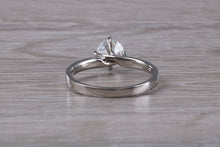 Load image into Gallery viewer, Twist Crossover Solitaire set with One carat Moissanite Diamond