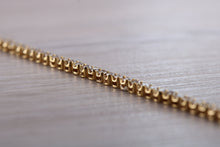 Load image into Gallery viewer, Two carat Diamond set 18ct Yellow Gold Tennis Bracelet