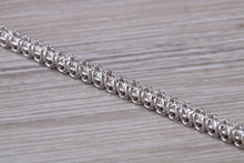 Load image into Gallery viewer, Two carat Diamond set 18ct White Gold Tennis bracelet