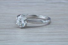 Load image into Gallery viewer, One carat Moissanite Diamond Solitaire