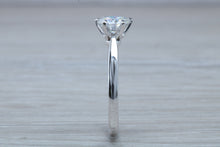 Load image into Gallery viewer, 1.25ct Platinum Diamond Solitaire. Forever One grade Moissanite Diamond