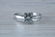 Load image into Gallery viewer, 1.25ct Platinum Diamond Solitaire. Forever One grade Moissanite Diamond