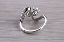 Load image into Gallery viewer, Two Half carat Moissanite Diamond Statement Ring