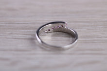 Load image into Gallery viewer, Pink Topaz set White Gold Ring