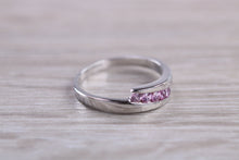 Load image into Gallery viewer, Pink Topaz set White Gold Ring