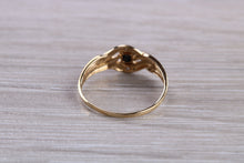 Load image into Gallery viewer, Dainty Blue Sapphire and Diamond Ring