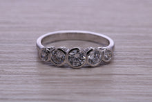 Load image into Gallery viewer, Traditional One carat Moissanite Diamond Eternity Ring
