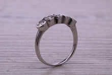 Load image into Gallery viewer, One carat 5 Stone Moissanite Diamond set Eternity Ring