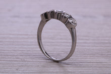 Load image into Gallery viewer, One carat 5 Stone Moissanite Diamond set Eternity Ring