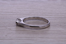 Load image into Gallery viewer, Marquise cut One carat Moissanite Diamond set Platinum Solitaire