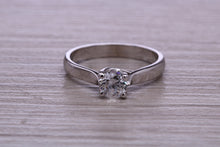 Load image into Gallery viewer, One carat Moissanite Diamond set Chunky Solitaire