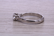 Load image into Gallery viewer, One carat Moissanite Diamond set Chunky Solitaire