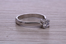 Load image into Gallery viewer, One carat Moissanite Diamond set Chunky Solitaire