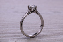 Load image into Gallery viewer, One carat Moissanite Diamond set Chunky Solitaire